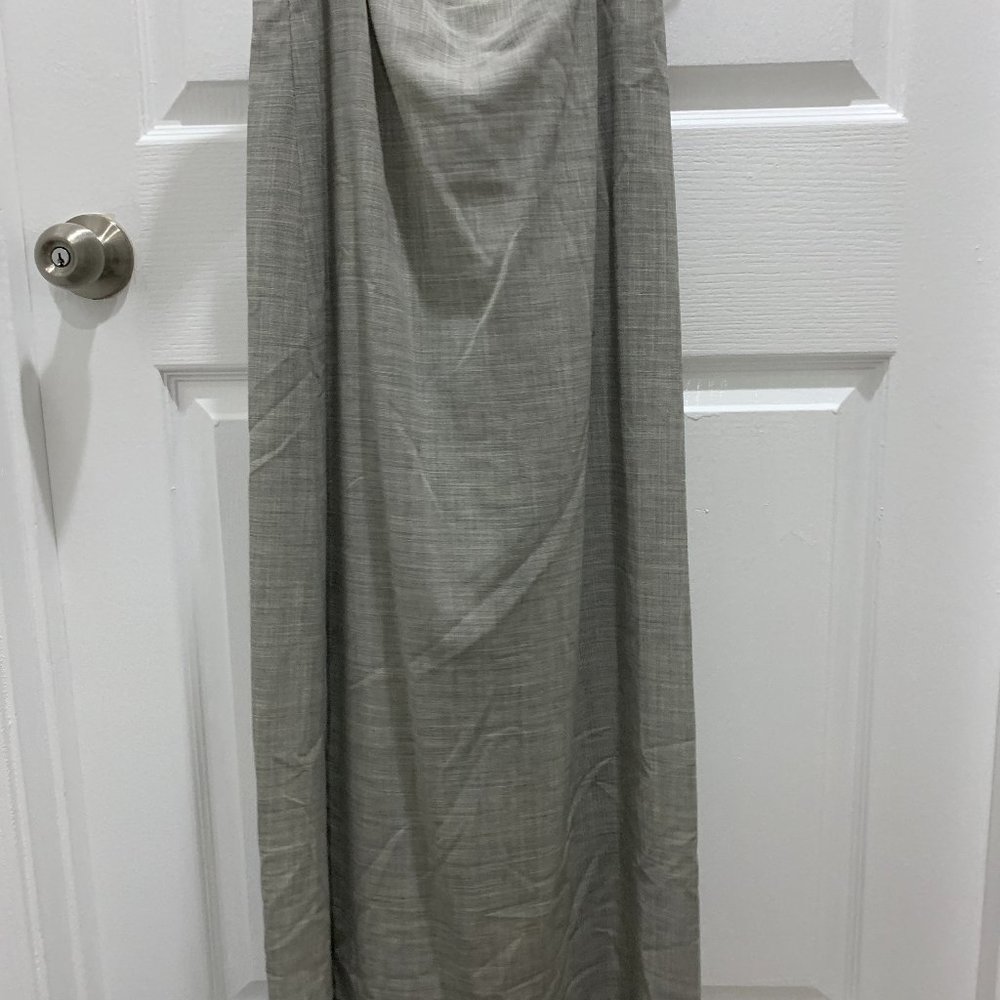 Celine Long Gray Skirt